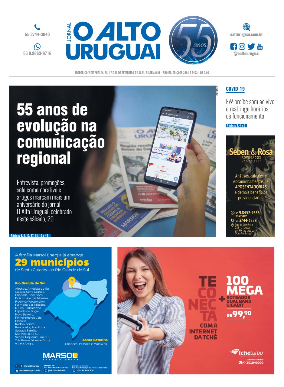 O Alto Uruguai em 2021